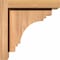 Ekena Millwork Pescadero Smooth Corbel w/Backplate, Western Red Cedar, 5 1/2"W x 8"D x 8"H COR06X08X08PEC01SWR - alternate 3